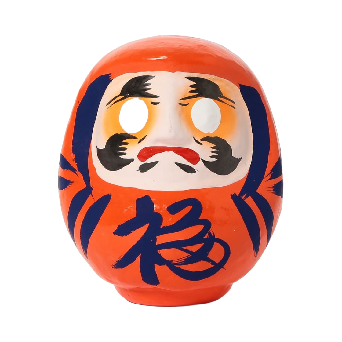 빔즈 재팬 x 시라카와 다루마 소혼포 다루마 오렌지(Beams Japan x Shirakawa Daruma Souhonpo Daruma Orange)
