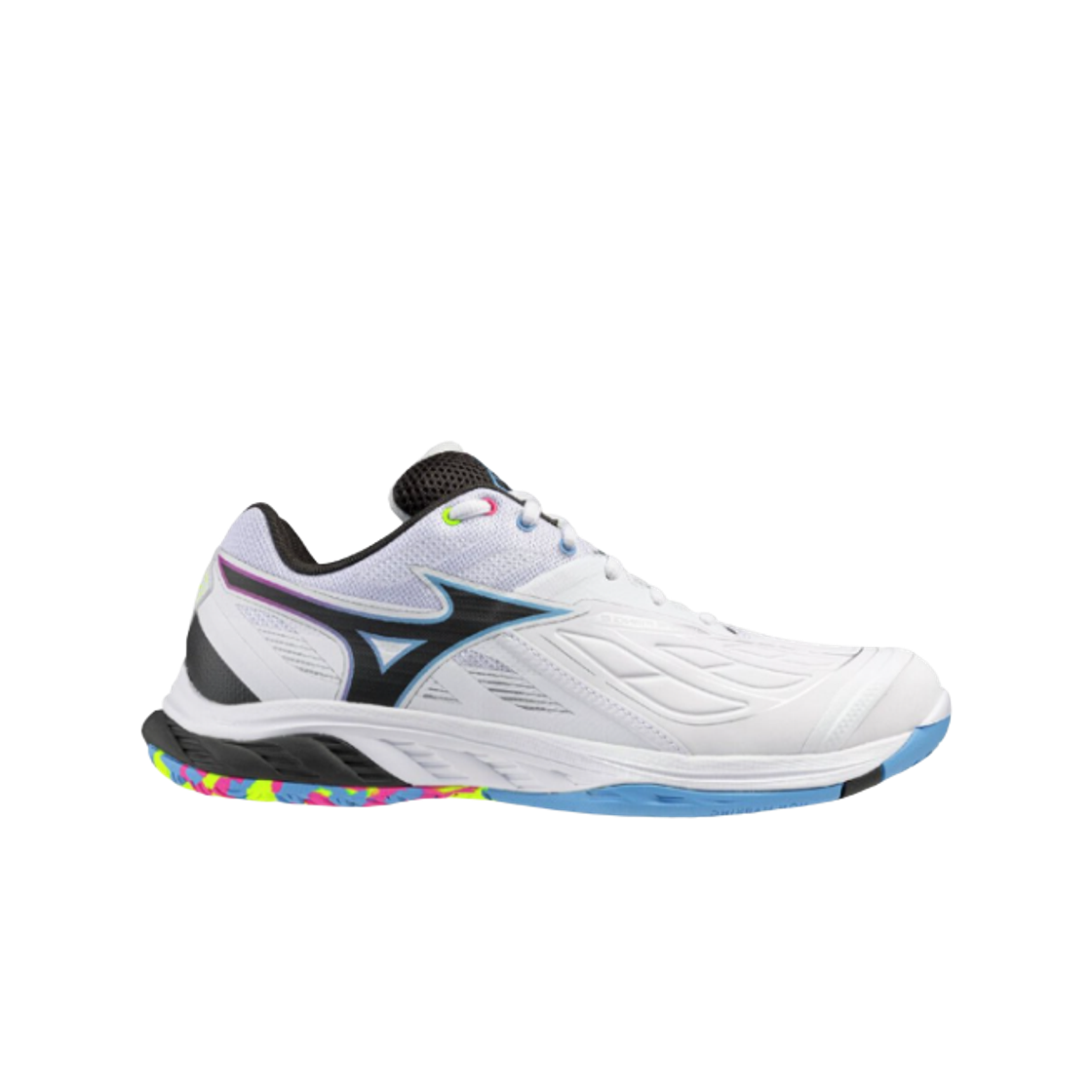 71GA231245 Mizuno Wave Fang 2 Fit White Blue - 2E