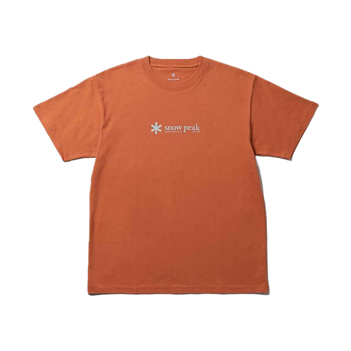 스노우 피크 소프트 코튼 로고 숏슬리브 티셔츠 오렌지(Snow Peak Soft Cotton Logo Short Sleeve T-Shirt Orange)