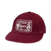 UNIVERSE GARMENT Universe Lover Patch Washing Cap Burgundy
