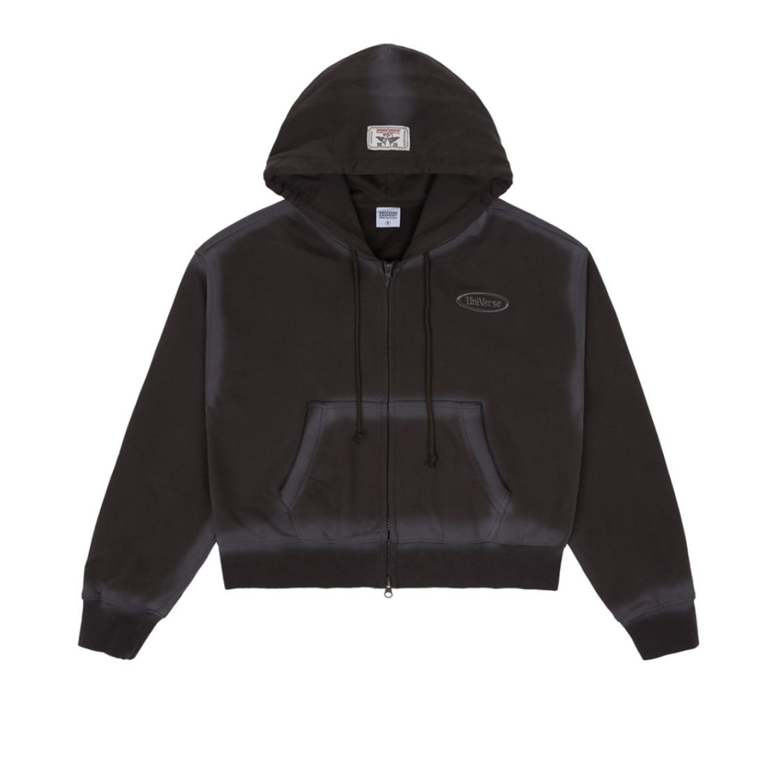 BUQZPAS887CL UNIVERSE GARMENT Spray Hood Zip-Up Charcoal