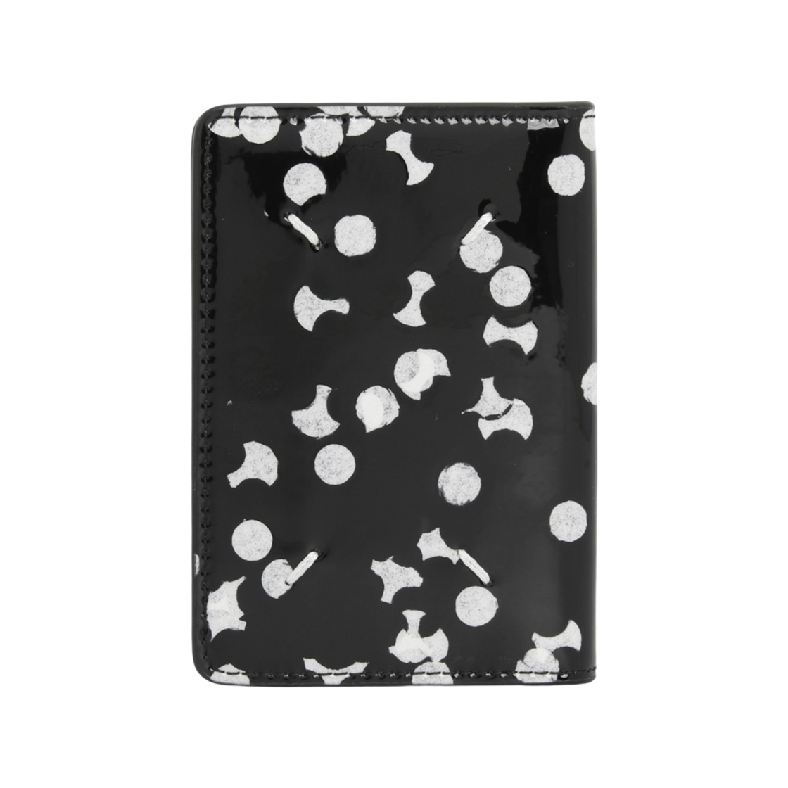SA1VX0011P7793HB383 Maison Margiela Slim Card Holder Black White