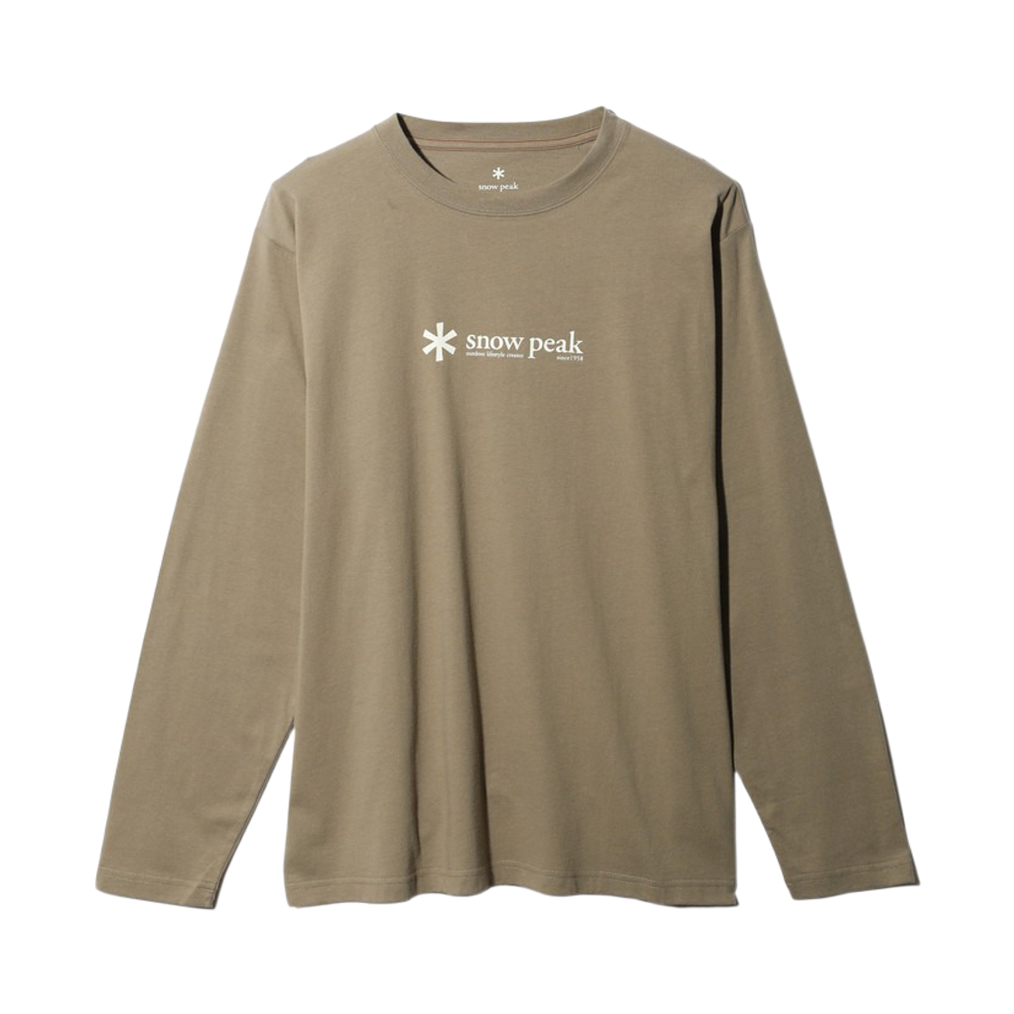 스노우 피크 소프트 코튼 로고 롱슬리브 티셔츠 프로(Snow Peak Soft Cotton Logo Long Sleeve T-Shirt Pro)