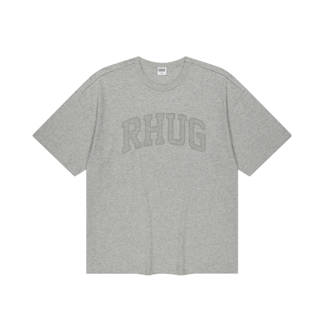 유니버스 가먼트 뉴트로 프렙 RHUG 티셔츠 멜란지 그레이