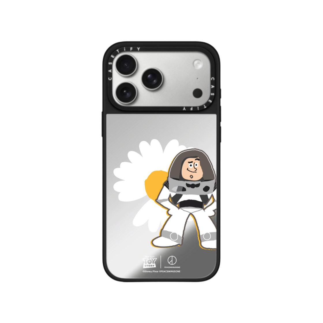 - Casetify x Peaceminusone x Toy Story The First Fan Symbol Buzz Lightyear Magsafe Mirror Case