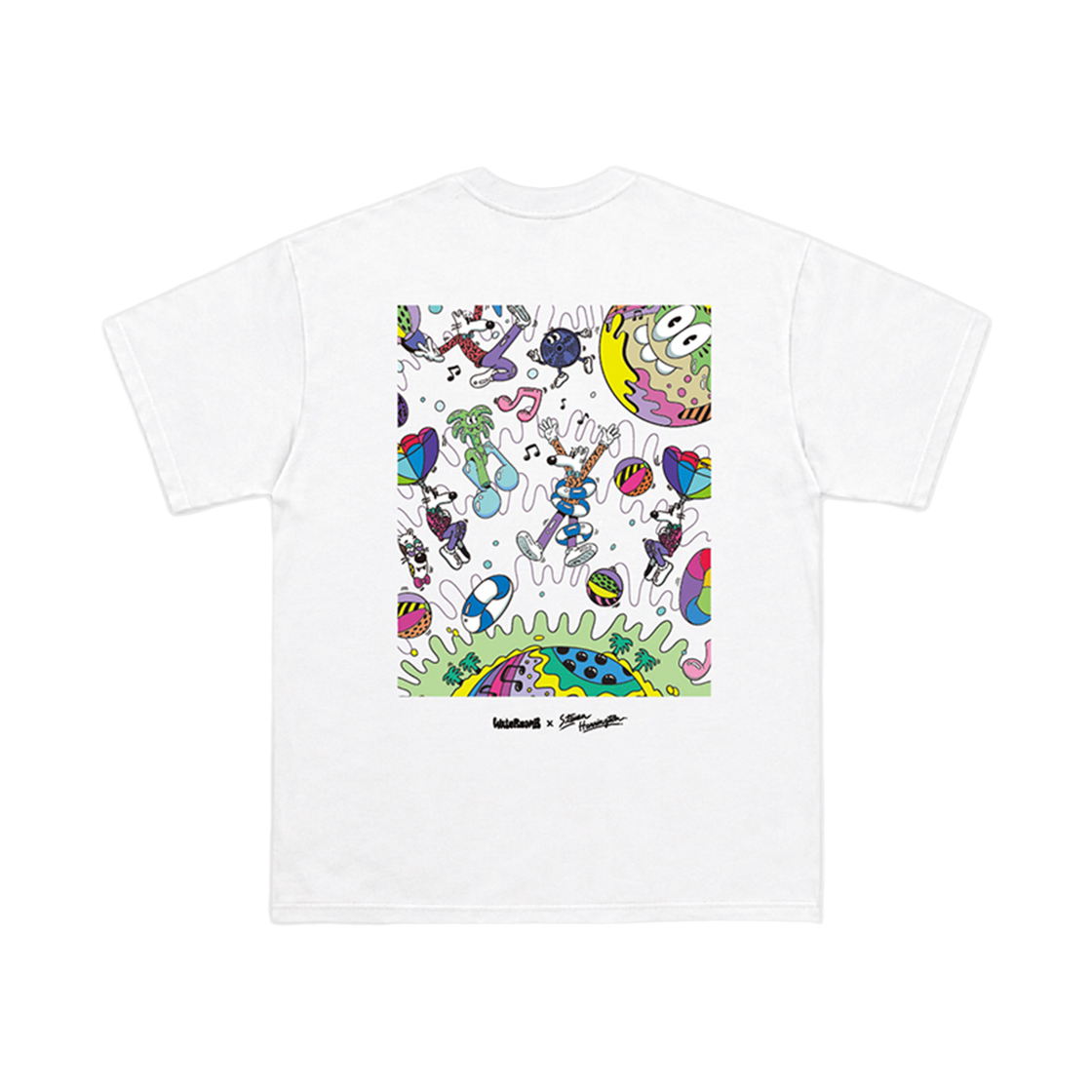 워터밤 X 스티븐 헤링턴 티셔츠 - 우주(WATERBOMB X STEVEN HARRINGTON T-shirt - SPACE) - 3