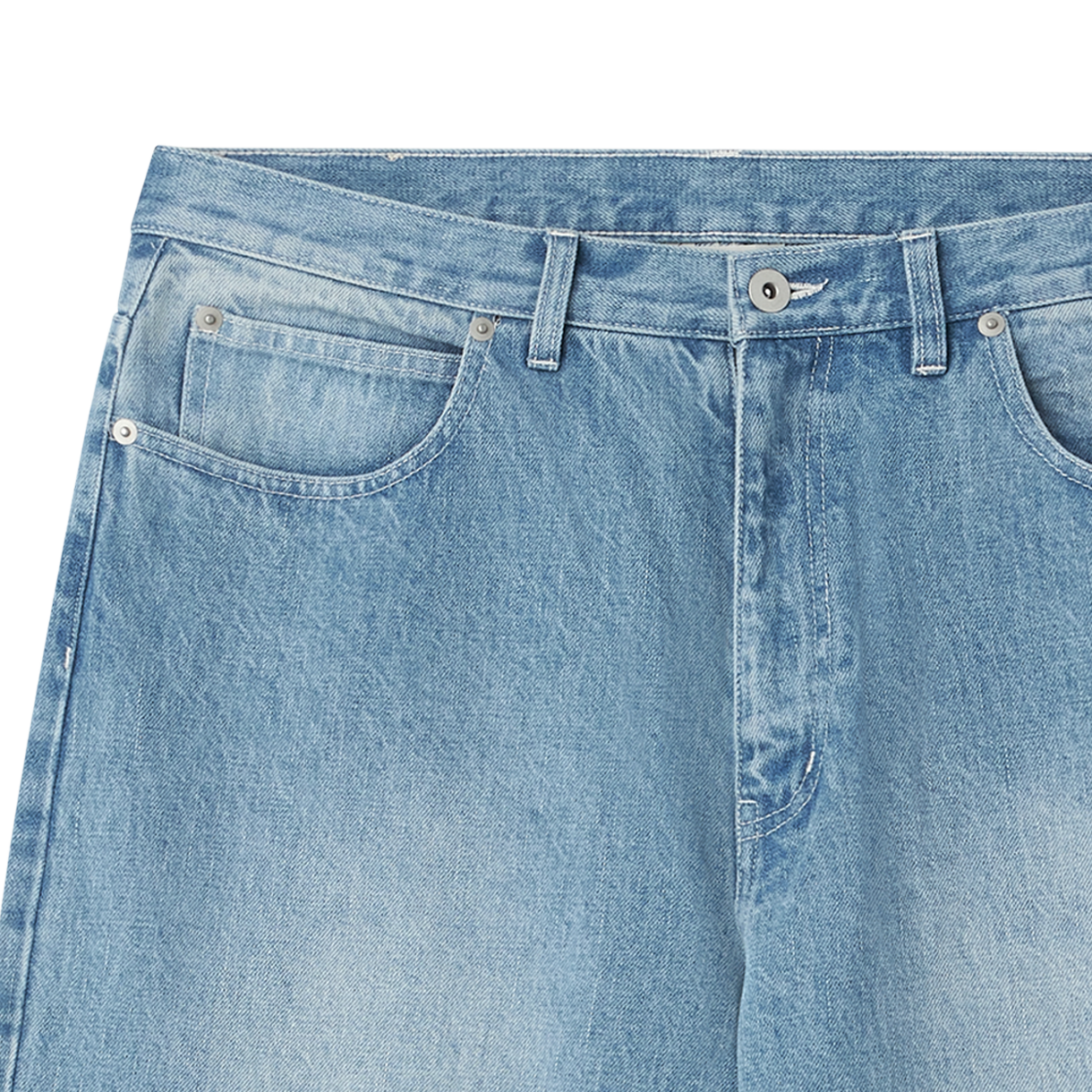 [10% 적립] 아크릴 데님 박시 팬츠 아이스 워시 - 26FW([10% 적립] AKRYL Denim Boxy Pants Ice Wash - 26FW) - 4