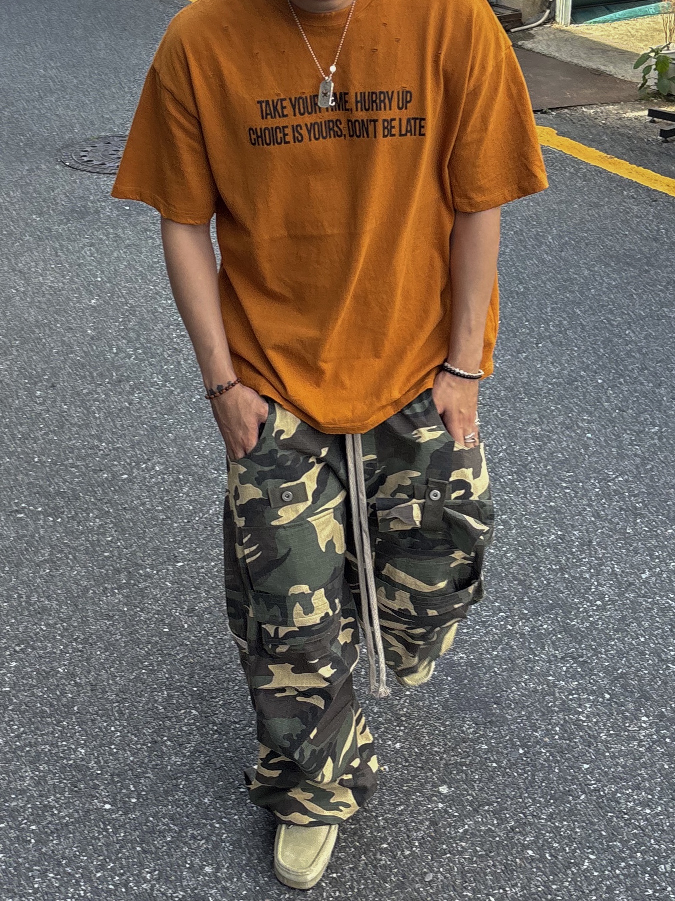 Wapworks Camp Supply Cargo Pants Camo, Wapworks Summer Beanie 착용 스타일 - 4