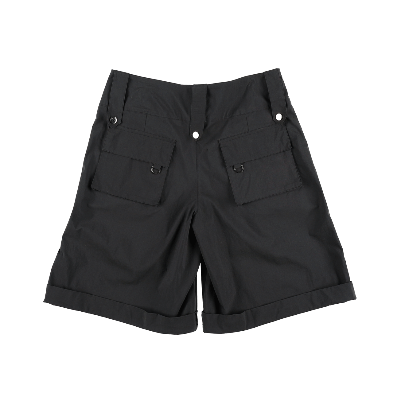스틸레써디 레이스업 카고 커프 쇼츠 그레이(Still Lethardy Lace-up Cargo Cuff Shorts) - 2