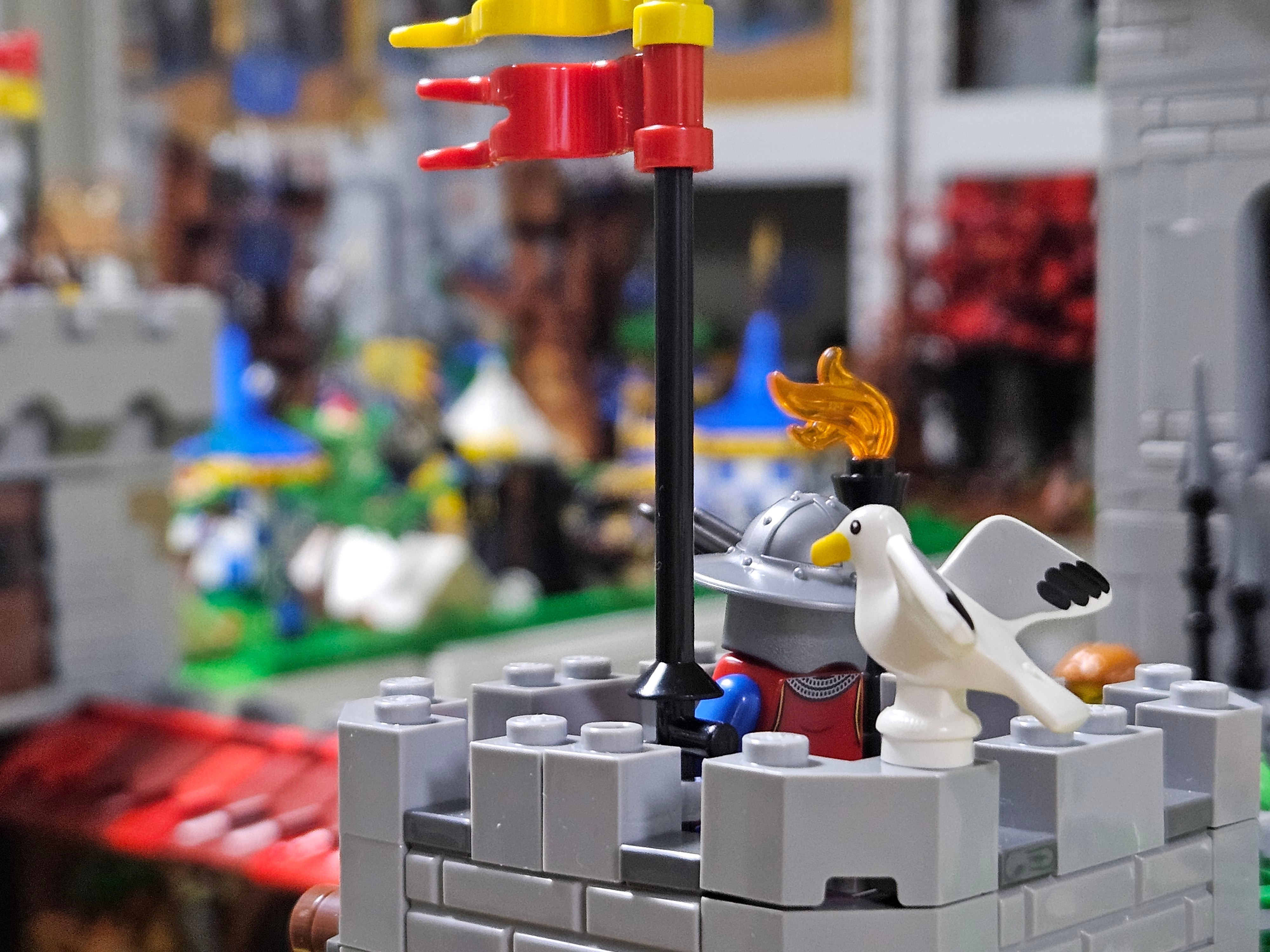 Lego Bricklink Medieval Seaside Market, Lego Lion Knights' Castle 착용 스타일 - 4