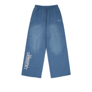 UNIVERSE GARMENT Spray Wide Sweat Pants Blue