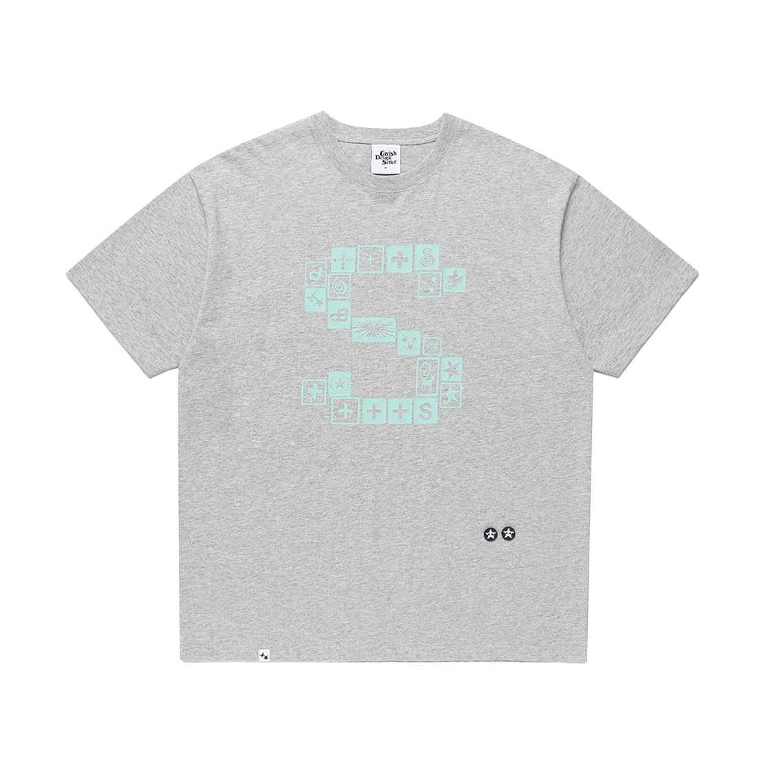 [KREAM 단독] 카비시 x 하현상 S-아카이브 숏슬리브 티셔츠 그레이([KREAM 단독] CAVISH × Ha Hyun Sang S-ARCHIVE SS Tee Grey)