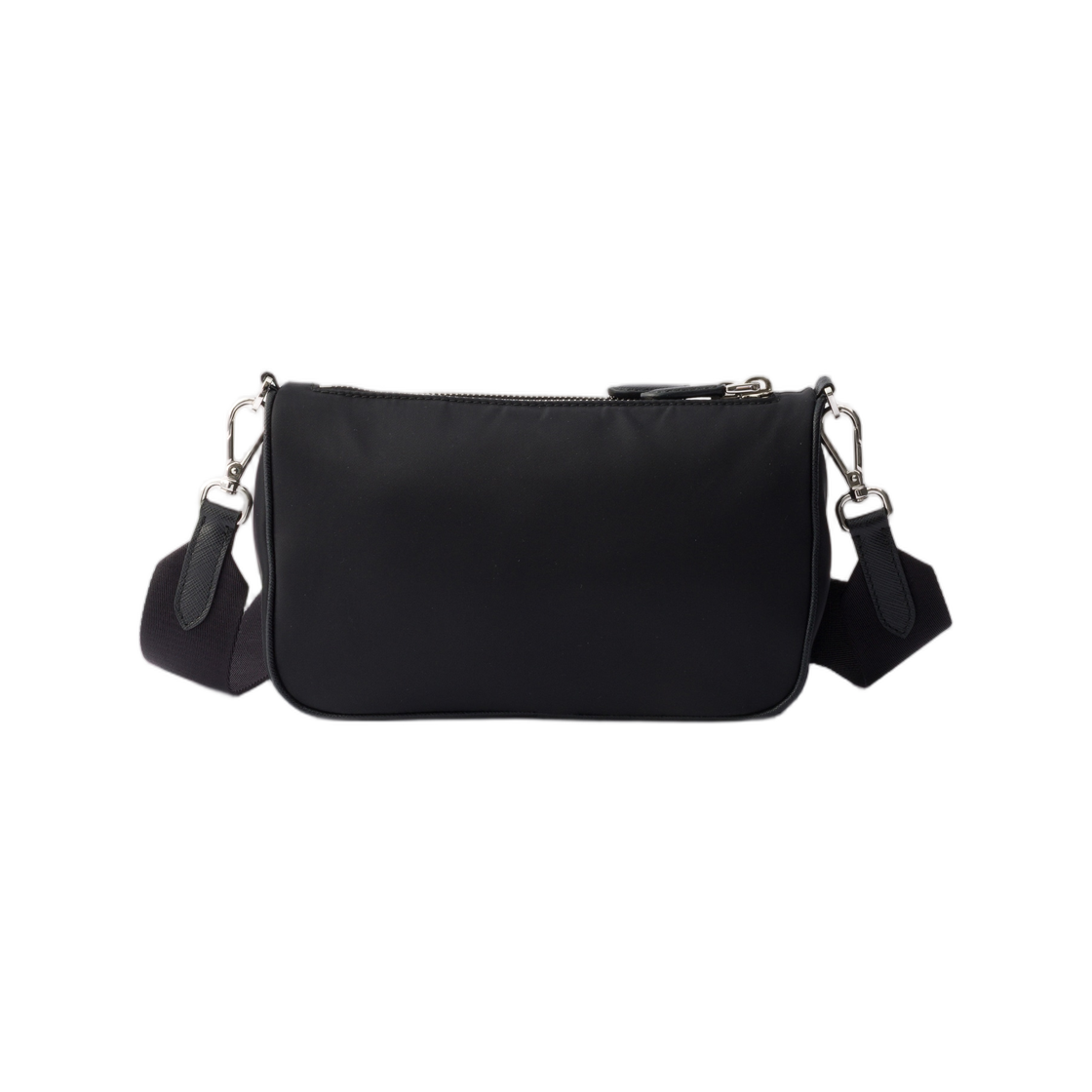 프라다 리나일론 앤 사피아노 레더 미니 숄더백 블랙(Prada Re-Nylon and Saffiano Leather Mini Shoulder Bag Black) - 2