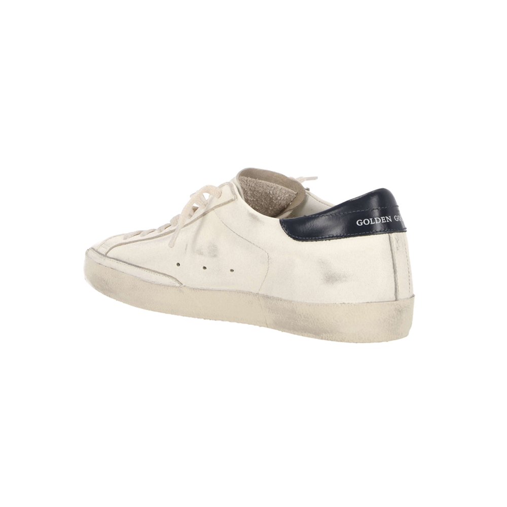 [17% 쿠폰] 골든구스 슈퍼스타 베이지 나이트 블루탭 스니커즈([17% 쿠폰] Golden Goose Superstar Beige Night Blue Heel Tab Sneakers) - 3
