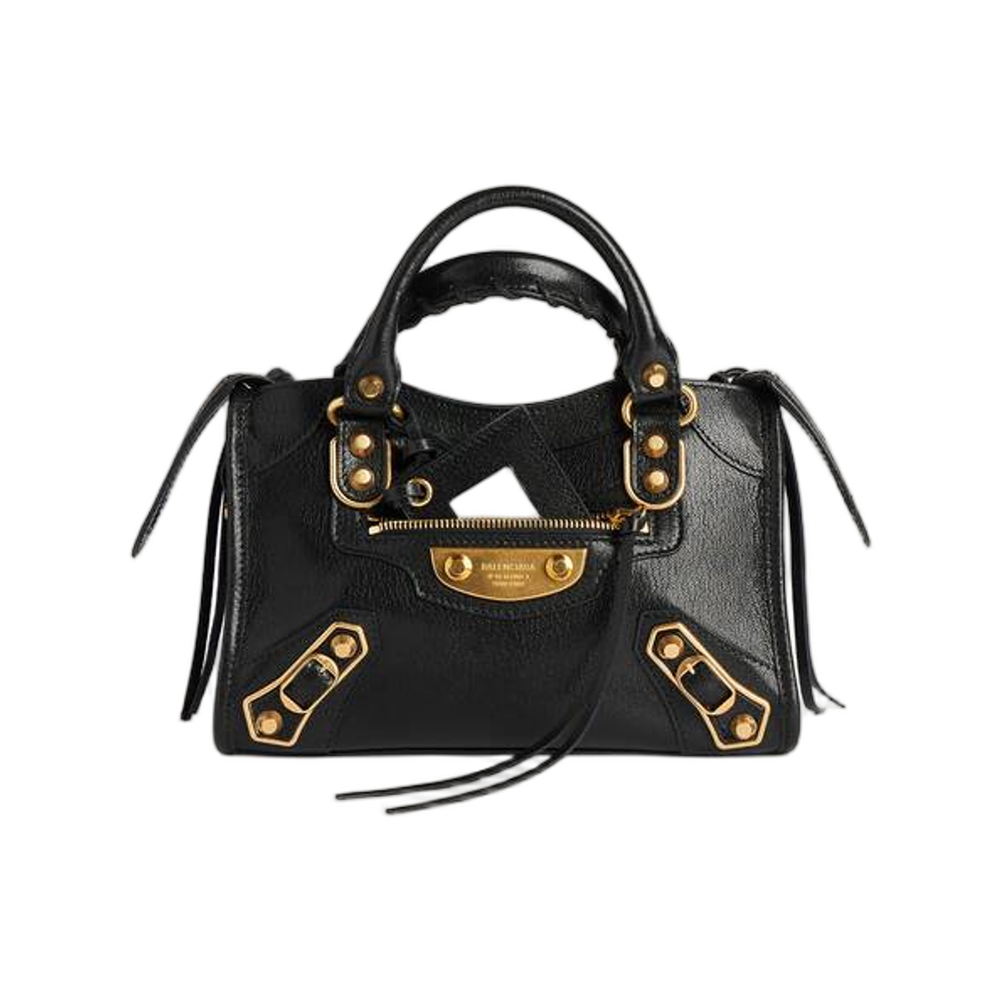 A002VV2ACPO1000 Balenciaga Le City Uptown Bag Mini Black