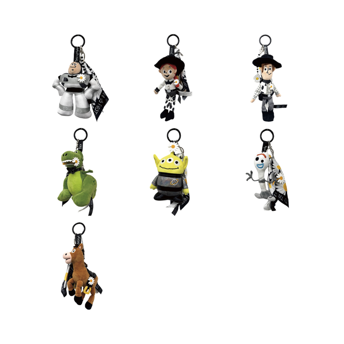 피스마이너스원 x 토이 스토리 더 퍼스트팬 플러시 키링 미개봉 랜덤박스 (1개입)(Peaceminusone x Toy Story The First Fan Plush Keyring Sealed Case (1 Blind Box))