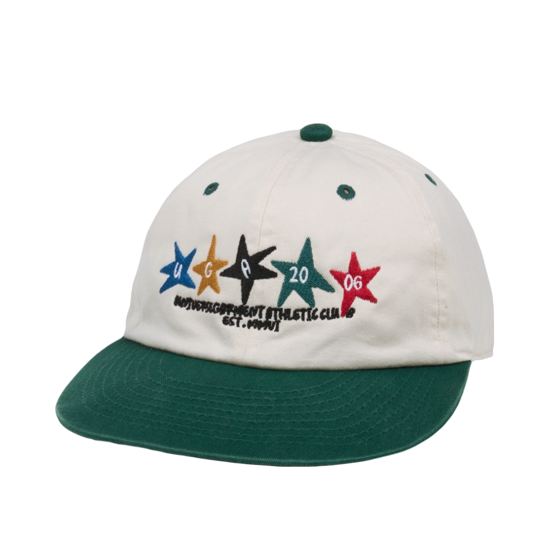 BUACAAS862GR UNIVERSE GARMENT Athletic Two Tone Washing Cap Green