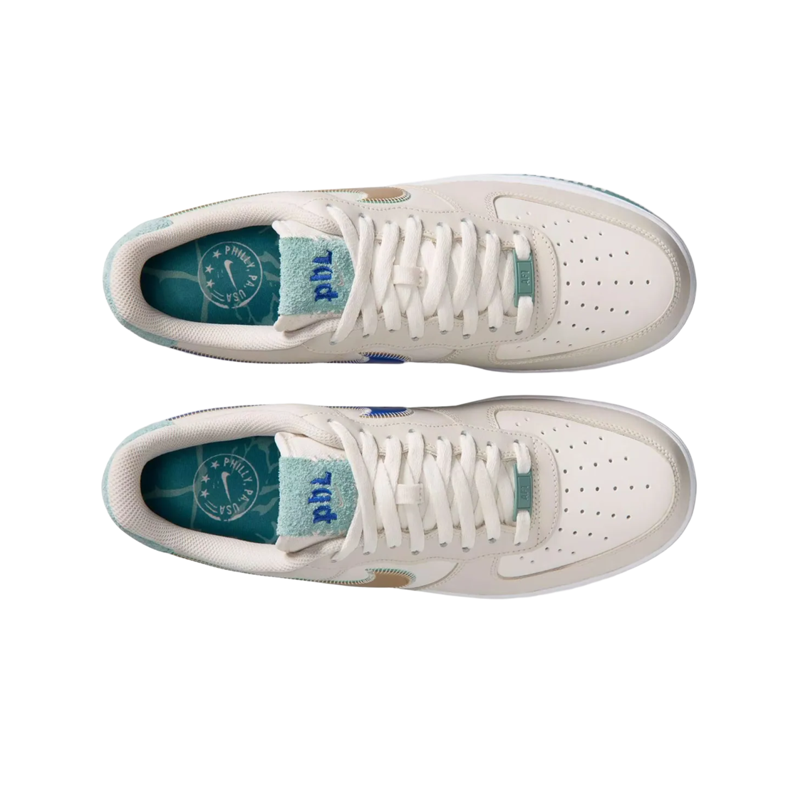 나이키 에어포스 1 '07 라이트 오어우드 브라운 메탈릭 골드 실크(Nike Air Force 1 Low '07 Light Orewood Brown Metallic Gold Silk) - 2