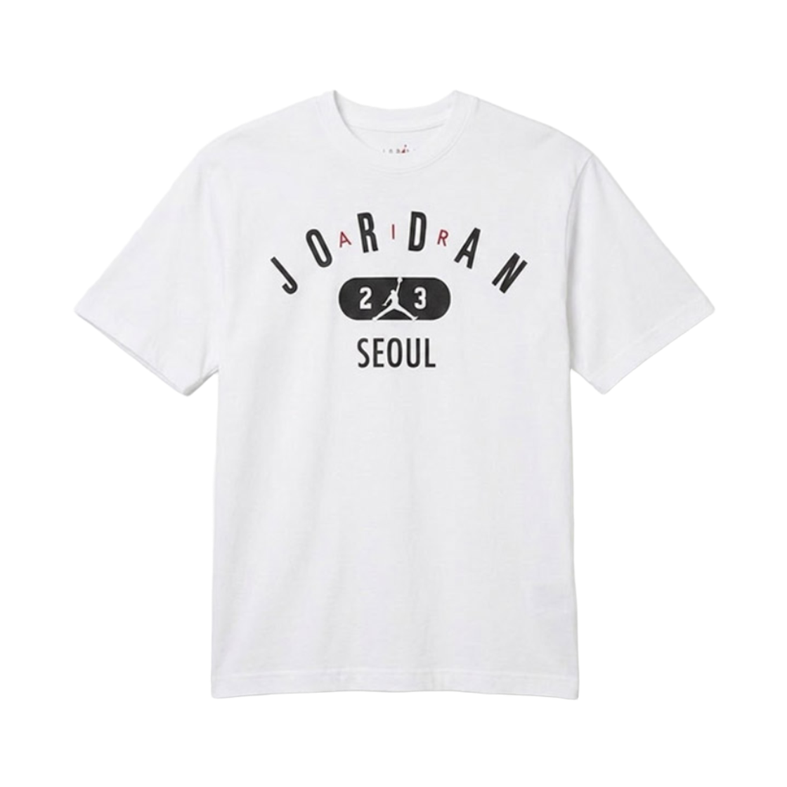 IM3977-100 Jordan Seoul City Short Sleeve T-Shirt White Black (IM3977-100)
