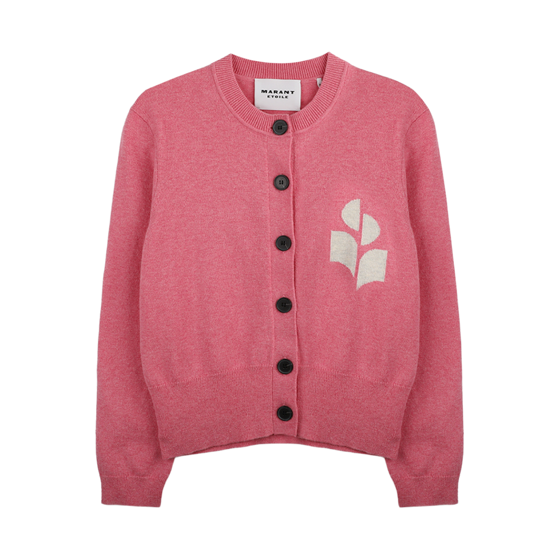 CA0040FA-A1X05E-40BG (W) Isabel Marant Newton Cotton Cardigan Pink - 26SS