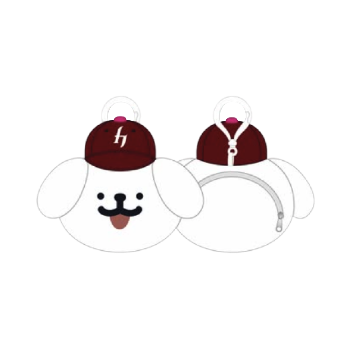 키움 히어로즈 x 몰티즈 인형 파우치(Kiwoom Heroes x Maltese Plush Pouch)