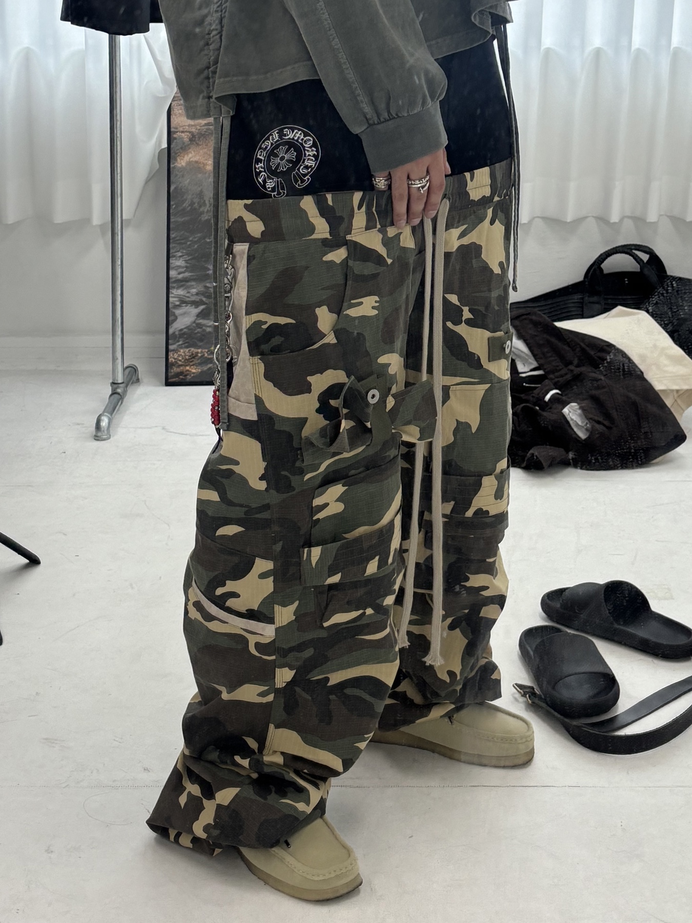Wapworks Camp Supply Cargo Pants Camo, Wapworks Summer Beanie 착용 스타일 - 6