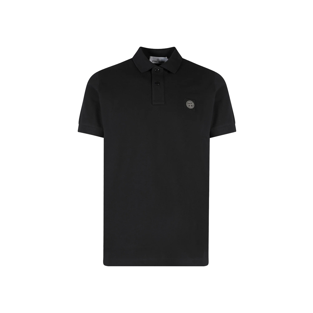 [17% 쿠폰] 스톤 아일랜드 2200008 슬림 pk 폴로 티셔츠 블랙 - 26SS([17% 쿠폰] Stone Island 2200008 Slim PK Polo T-Shirt Black - 26SS) - 2