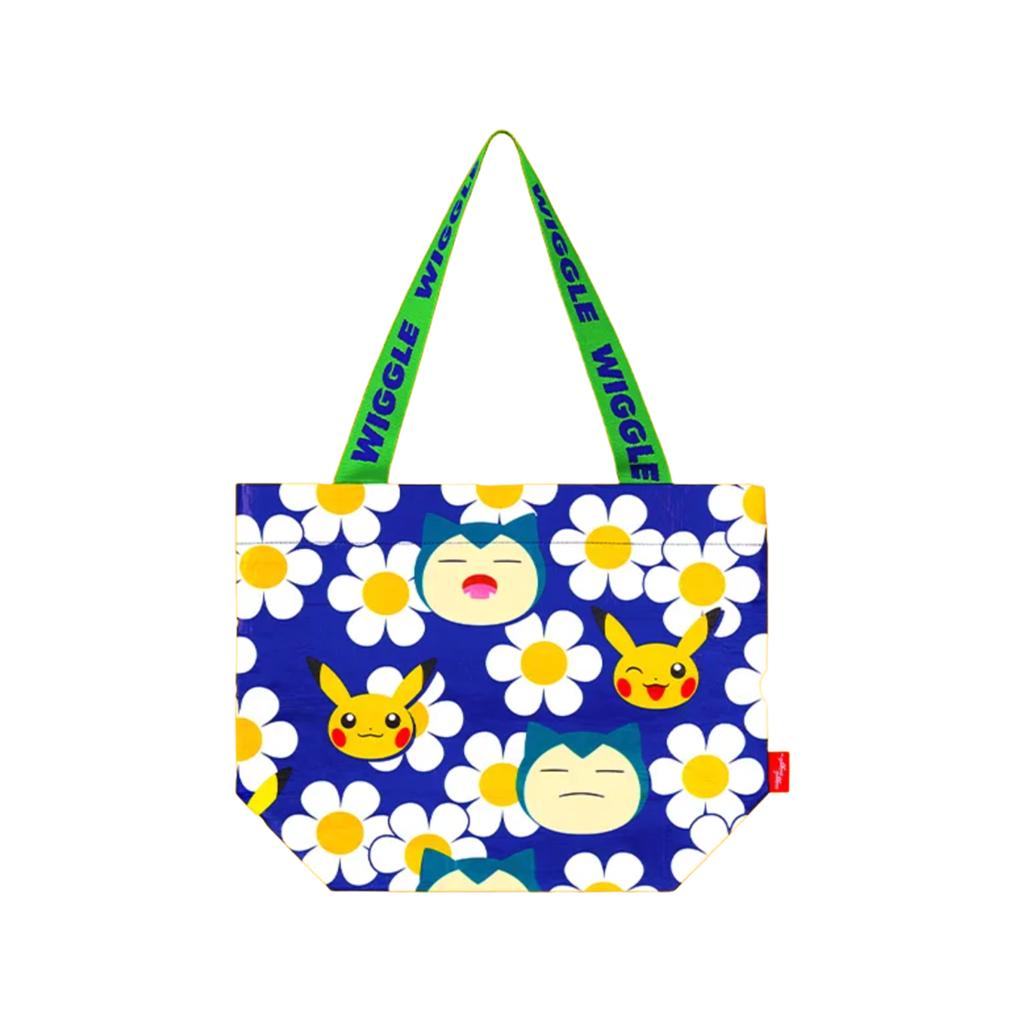 포켓몬 x 위글위글 리유저블 쇼퍼백 피카츄&잠만보(Pokemon x Wiggle Wiggle Reusable Shopper Bag Pikachu & Snorlax)
