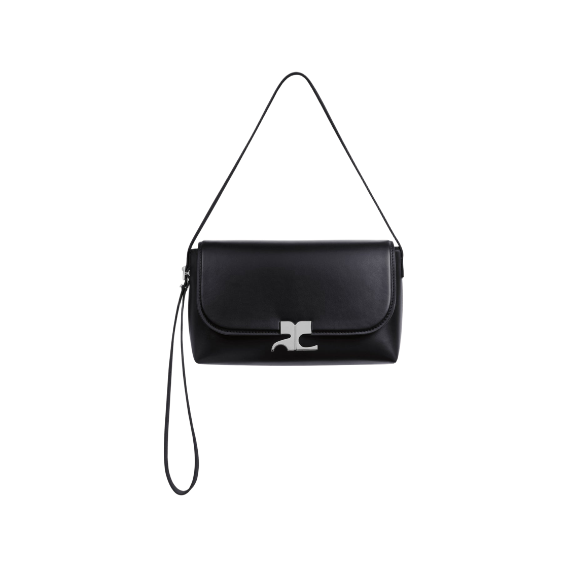 꾸레쥬 아이코타입 레더 백 블랙(Courreges Icotype Leather Bag Black) - 1
