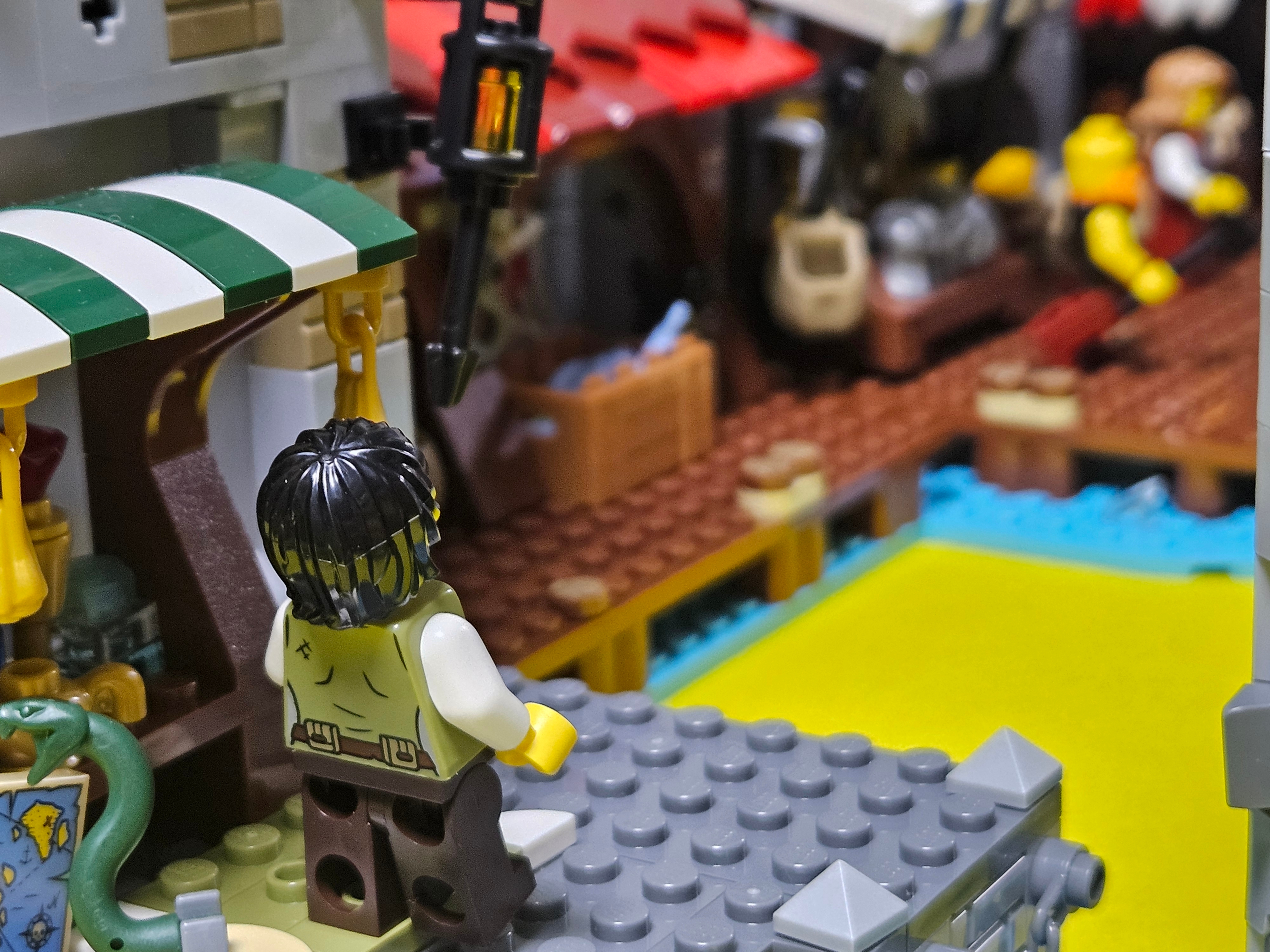 Lego Bricklink Medieval Seaside Market, Lego Lion Knights' Castle 착용 스타일 - 5