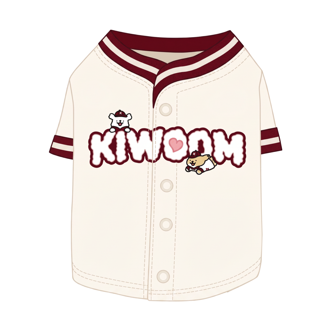 키움 히어로즈 x 몰티즈 펫 유니폼(Kiwoom Heroes x Maltese Pet Jersey)