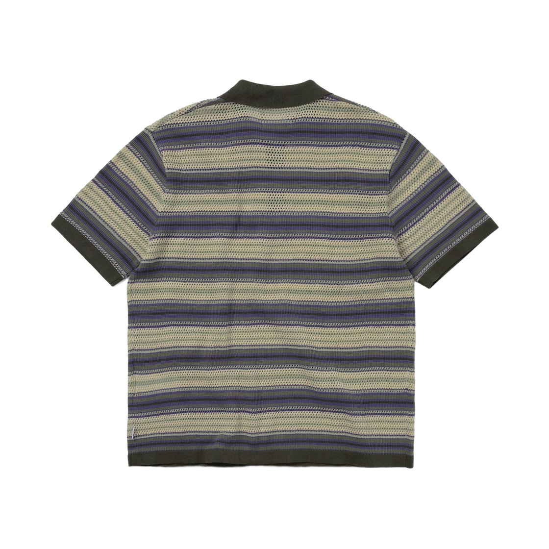 디스이즈네버댓 스트라이프 숏슬리브 니트 폴로 아이보리(thisisneverthat Striped Short Sleeve Knit Polo Ivory) - 2