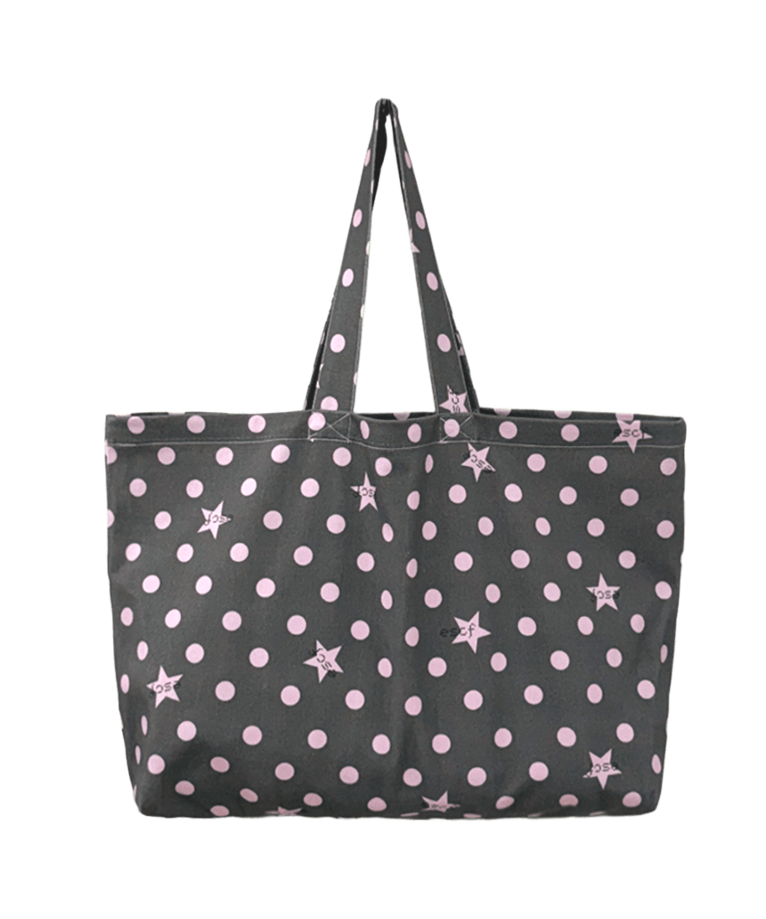 E261AO008RR0FREE Escapefrom Plum Pixel ESCF Dot Star Denim Eco Bag