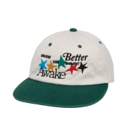 UNIVERSE GARMENT Multi Star Two Tone Washing Cap Green