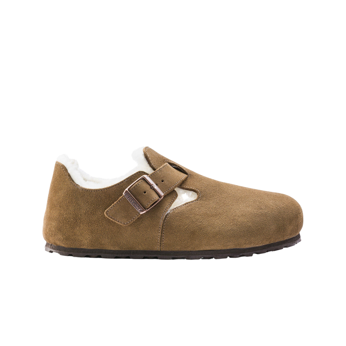 1014963 Birkenstock London Shearling Dark Tea - Narrow