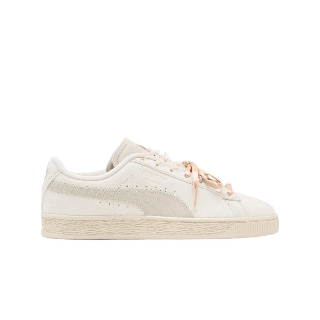 408330-01 (W) Puma Suede Bloom Frosted Ivory Silver Fog