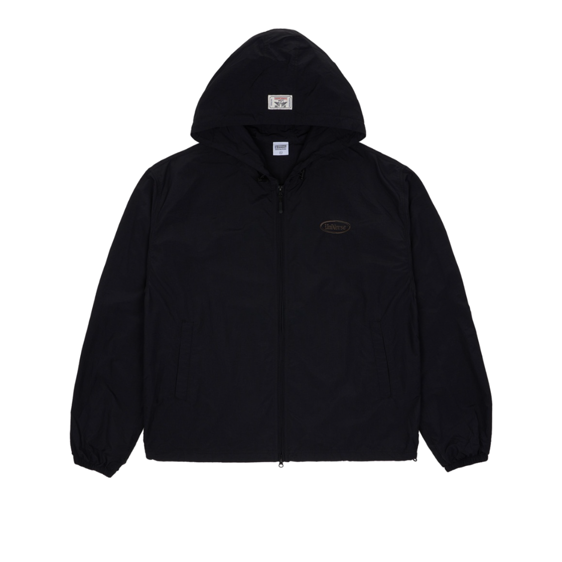 BUQJPAS884BL UNIVERSE GARMENT Daily Hood Windbreaker Jumper Black