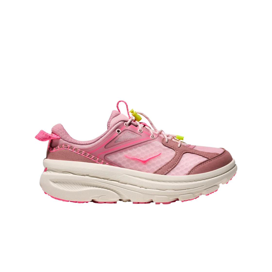 1155351-DNN Hoka Bondi B3LS Dried Rose Neon Rose