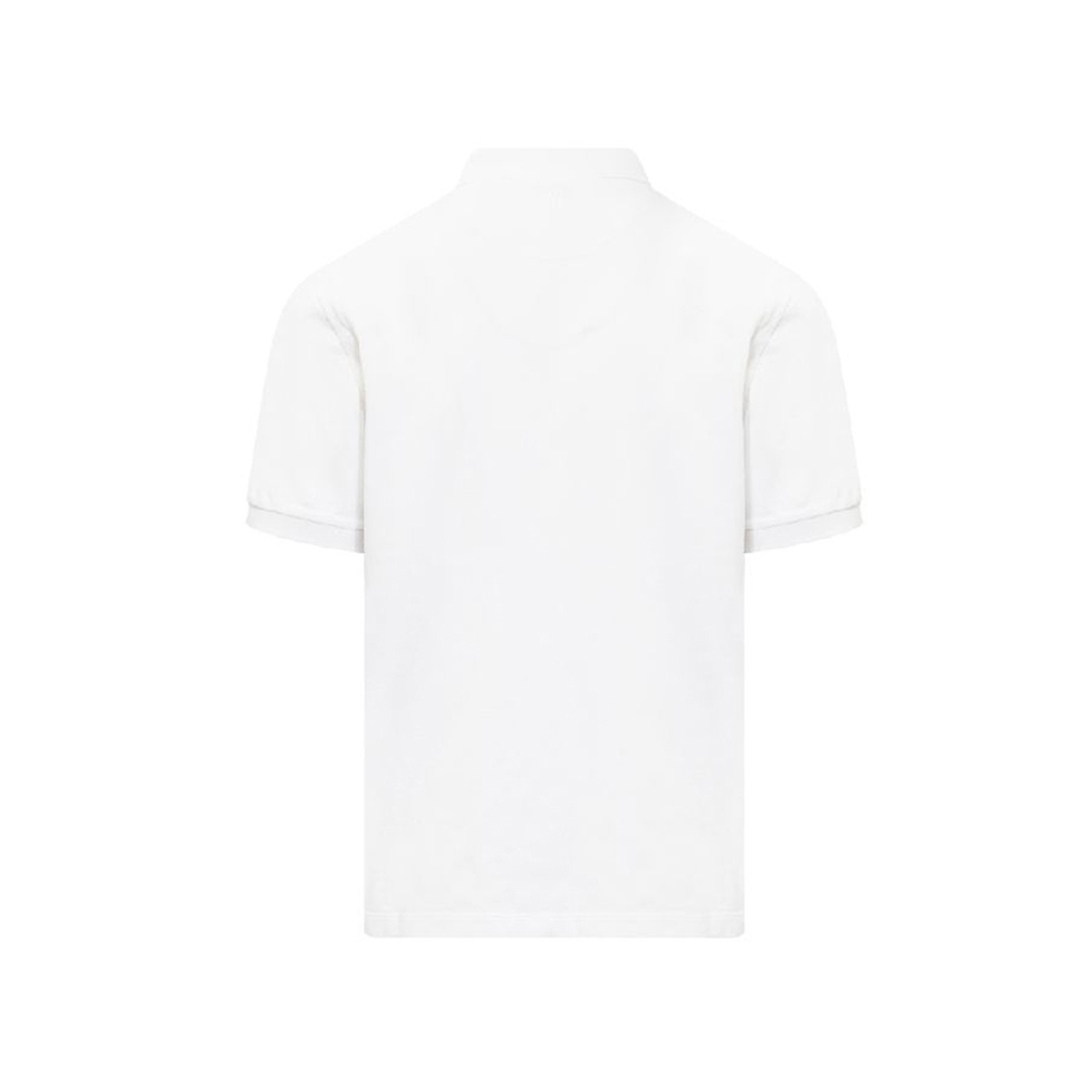 [17% 쿠폰] 아미 스몰 하트 로고 폴로 셔츠 화이트([17% 쿠폰] AMI de Coeur Polo Shirt White) - 3