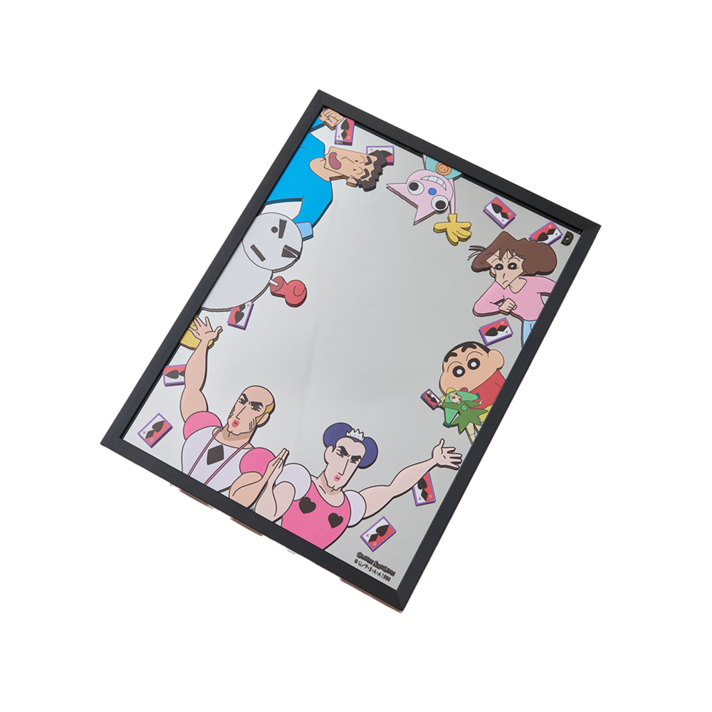 댄꼼마 x 짱구 헨더랜드 중성마녀 와글와글 거울 (A5)(DANCOMMA x Crayon Shin-chan: Adventure in Henderland Androgynous Witch Crowd Design Mirror (A5)) - 2