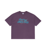 UNIVERSE GARMENT HAC Print T-Shirt Purple