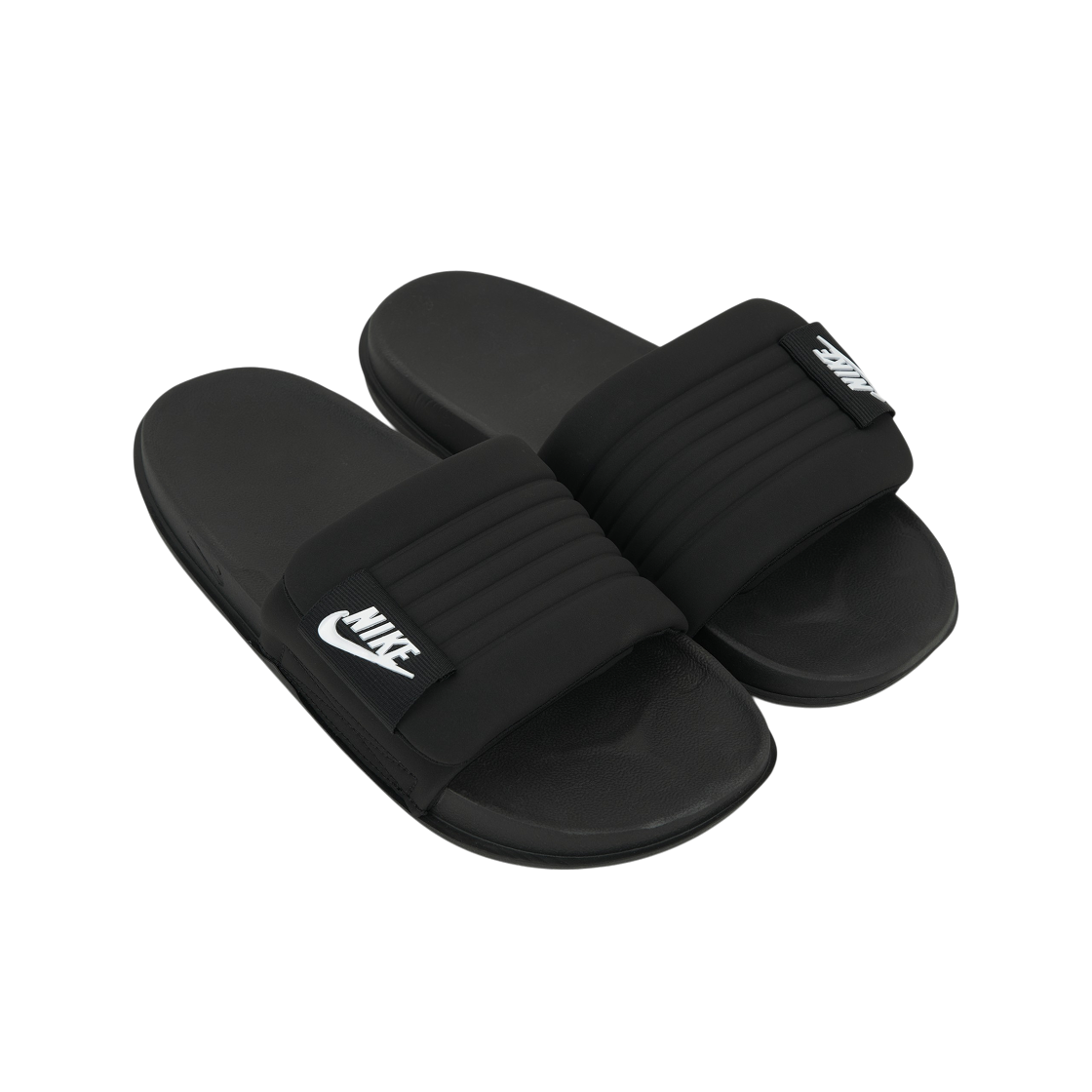 나이키 오프코트 어드저스트 슬라이드 블랙 화이트(Nike Offcourt Adjust Slide Black White) - 4