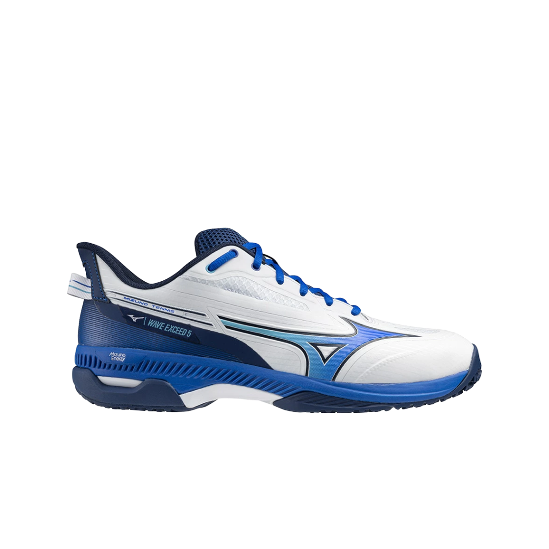 61GB231329 Mizuno Wave Exceed 5 Wide OC White Blue
