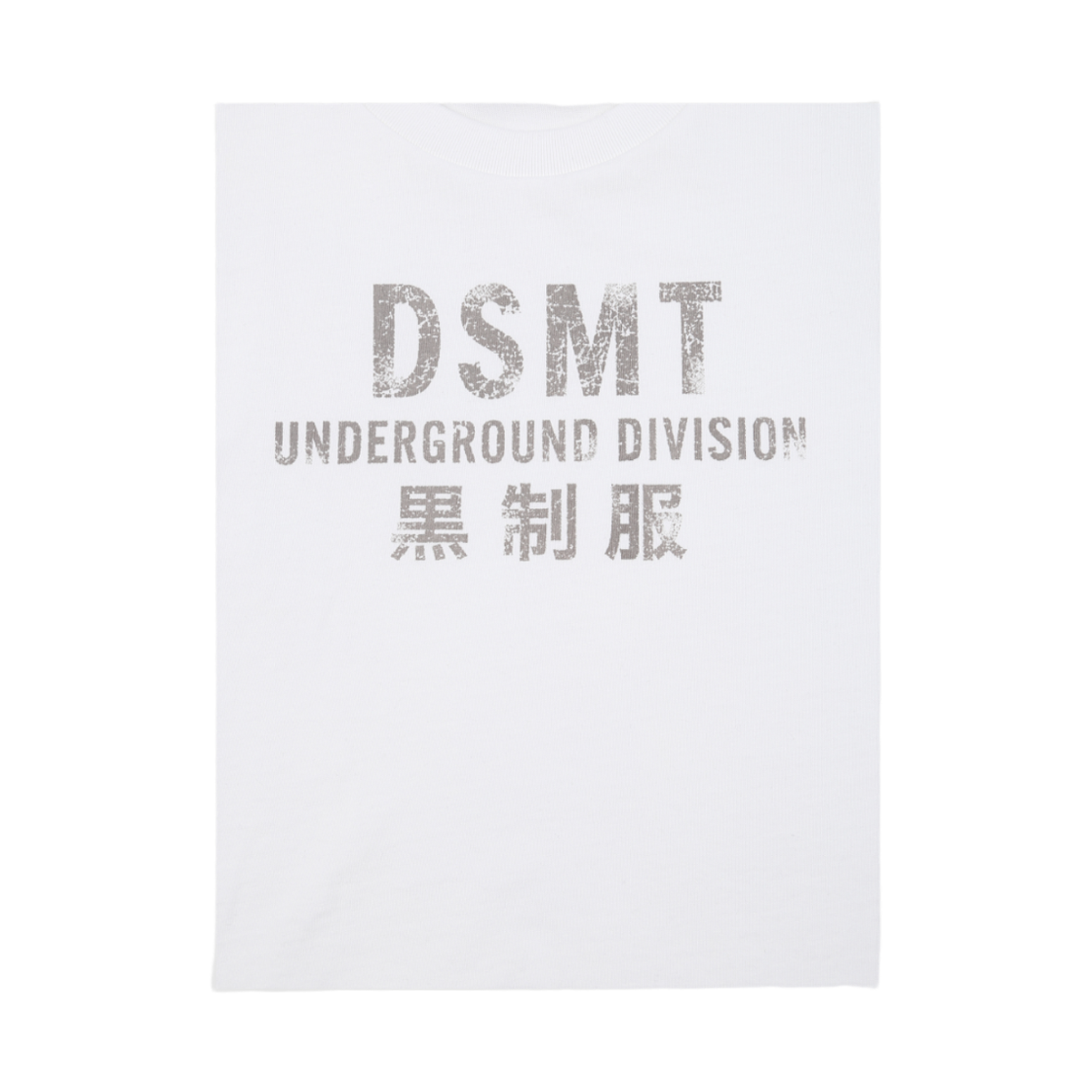 디에스엠티 언더그라운드 디비전 반팔 티셔츠_화이트(DSMT Underground Division Tee_White) - 4