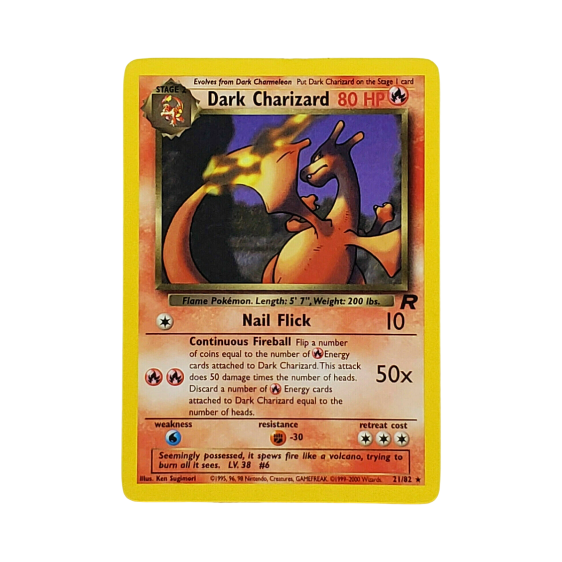 포켓몬 TCG 다크 리자몽 R 로켓단 (영문판)(Pokemon TCG Dark Charizard R Team Rocket (English Ver.))