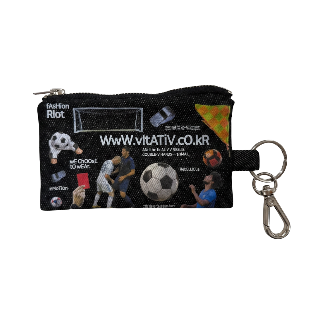 20260630ac3 VITATIV Soccer wallet key ring