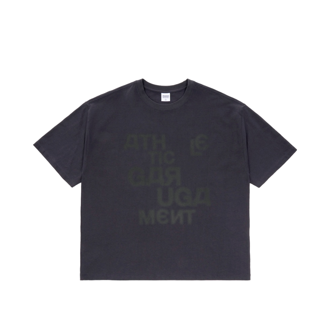 BUQTSAM874CL UNIVERSE GARMENT Sign Graffiti T-Shirt Charcoal