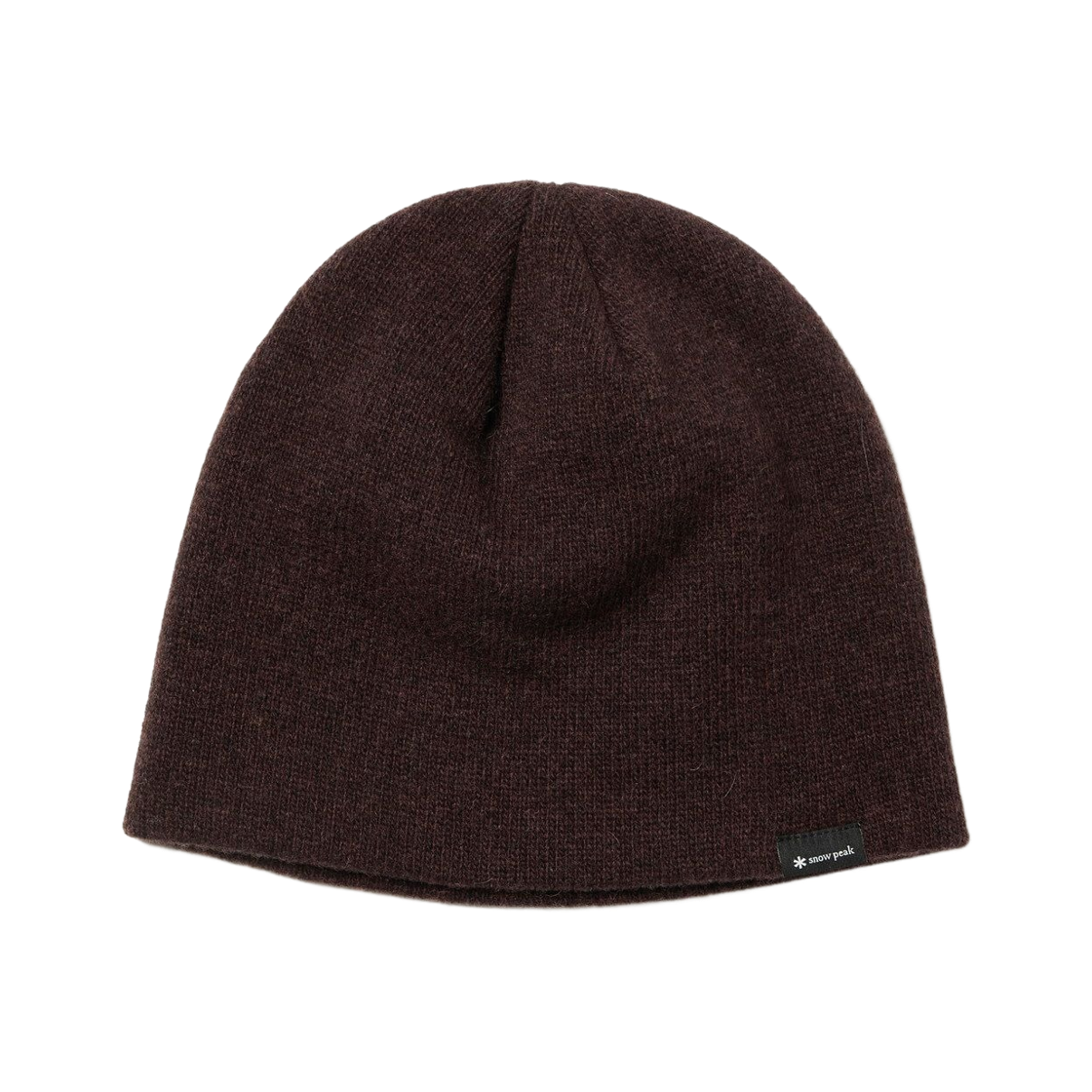 스노우 피크 워셔블 울 니트 캡 다크 브라운(Snow Peak Washable Wool Knit Cap Dark Brown)