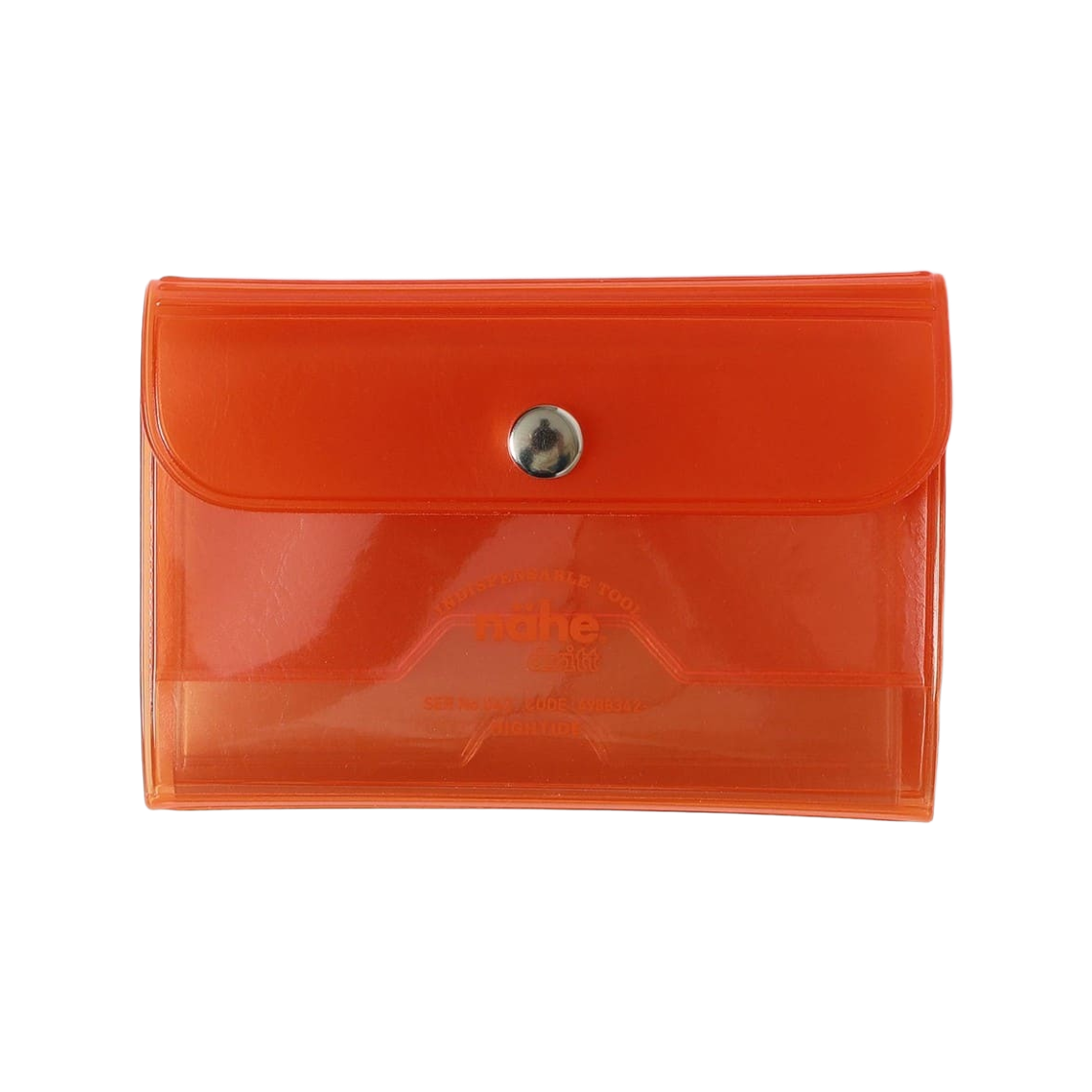 bPr 빔즈 x 나헤 클리어 카드 케이스 오렌지(bPr Beams x Nahe Clear Card Case Orange) - 1