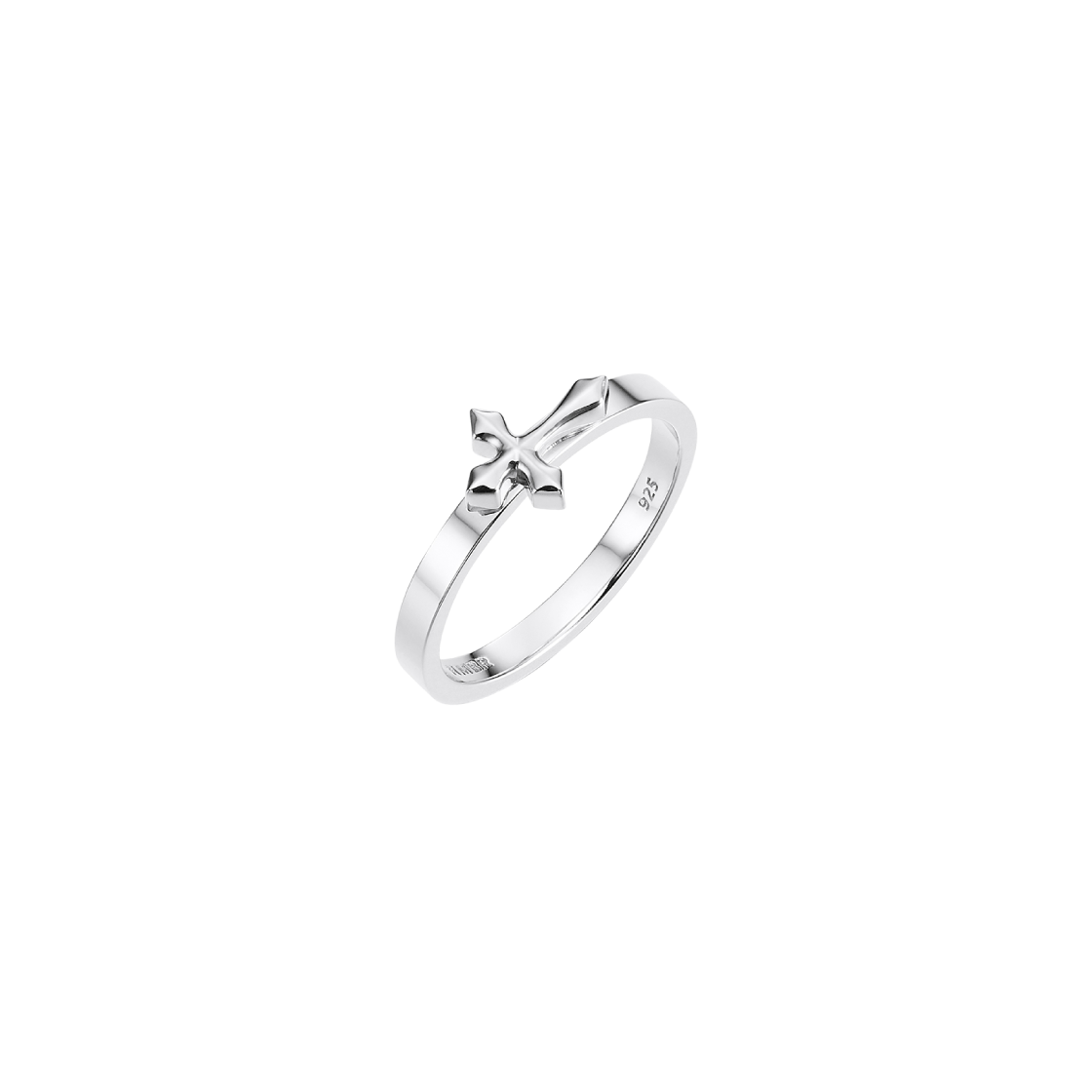 넘버링 #8503 크로스 스태커블 링 실버(NUMBERING #8503 Cross Stackable Ring Silver)
